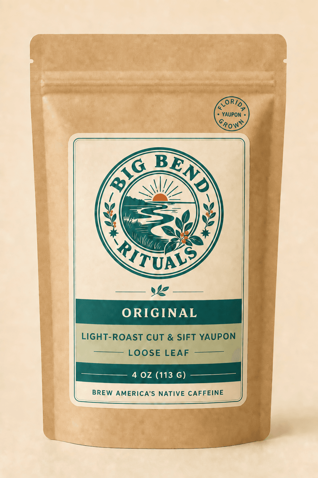 Original Light Roast Big Bend Rituals resealable pouch